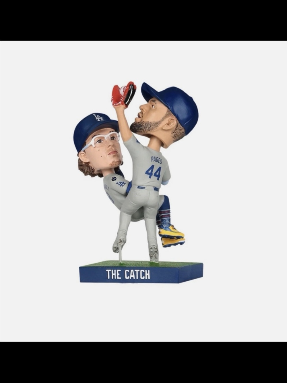 Andy Pages Kiké Hernández The Catch 2026 Dodgers Bobblehead SGA